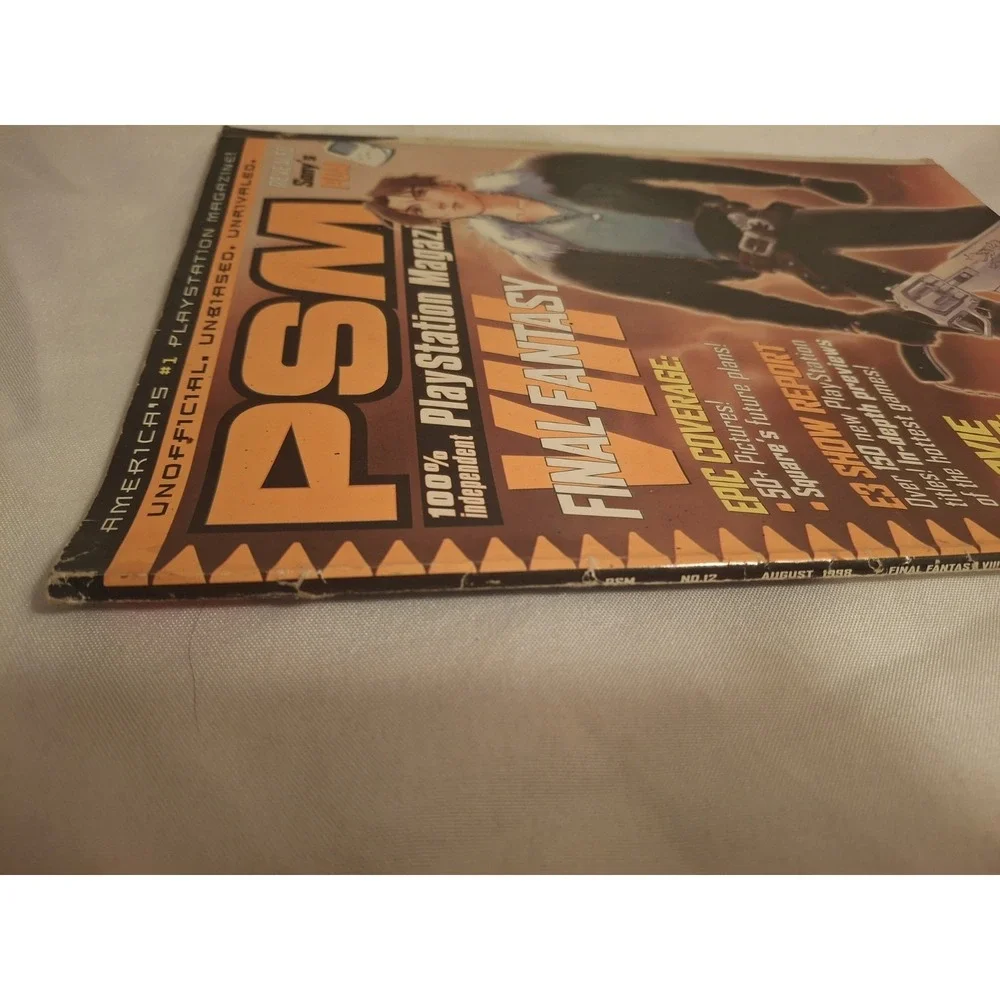 Final Fantasy VIII 8 FF8 1998 PSM PlayStation Magazine Issue 12 Book Game Guide